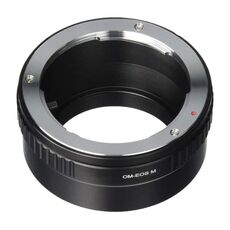 Anello di passo OM-EOS M per montaggio obiettivo (nero)