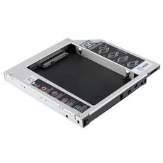Caddy per secondo HDD universale da 2,5 pollici, Caddy per disco rigido da SATA a SATA HDD, Spessore: 12,7 mm