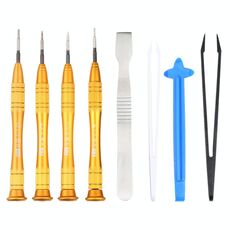 8 in 1 set di cacciaviti versatili professionali (smontare aste + pinza + cacciavite) per cellulare
