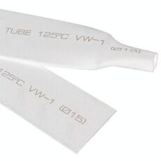Tubo termorestringente RSFR-H VW-1 flessibile da 4 mm, 125 ℃, lunghezza: 10 m (bianco)