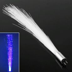 Luce G4 fibra ottica azzurro creativo LED, CC 12V