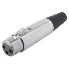 Adattatore connettore per microfono a spina femmina XLR a 3 pin