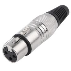 Adattatore connettore per microfono a spina femmina XLR a 3 pin