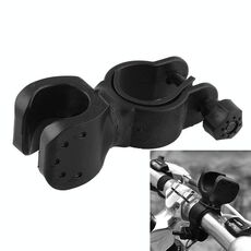 Morsetto a clip per montaggio su rotazione a 360 gradi da 50 pezzi, per torcia per bici da bicicletta
