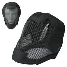 Elmetto protettivo / maschera da scherma (nero)