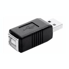 Convertitore adattatore stampante USB 2.0 AM a BF (nero)