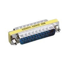 Mini adattatore per cambio di genere DB25 da 25 pin maschio a maschio