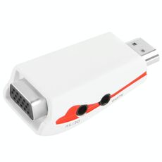 Adattatore Full HD 1080P da HDMI a VGA per alimentazione e audio