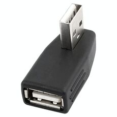 Adattatore da USB 2.0 AM ad AF con angolo di 90 gradi, supporto della funzione OTG