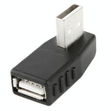 Adattatore da USB 2.0 AM ad AF con angolo di 90 gradi, supporto della funzione OTG