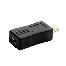Adattatore USB 2.0 da micro USB maschio a femmina per Galaxy S IV / i9500 / S III / i9300 (nero)