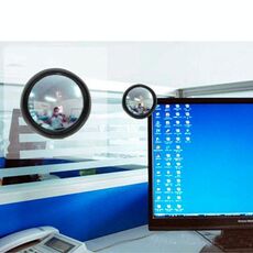 Specchietto retrovisore retrovisore per computer con vetri convessi
