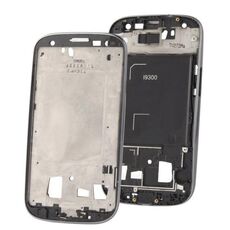 Telaio e scheda lcd originale 2 in 1 di ricambio per Galaxy S III i9300 grigio S-SPA-1040DG