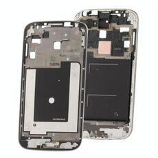 Telaio anteriore lcd originale 2 in 1 di ricambio per Galaxy S IV i9500 argento S-SPA-1041S