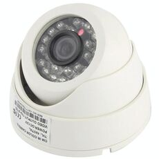 CMOS 420TVL Obiettivo 3,6 mm Materiale ABS Telecamera a infrarossi a colori con 24 LED, Distanza IR: 20 m