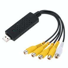 Sistema di sorveglianza per acquisizione video DVR USB 2.0 a 4 canali, supporto del sistema Windows 7