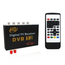 Ricevitore TV DVB-T2 per auto digitale mobile H.264 / AVC MPEG4 ad alta velocità 90 km / h, completo per Europa / Singapore / Thailandia / Africa ecc. Mercato (nero)