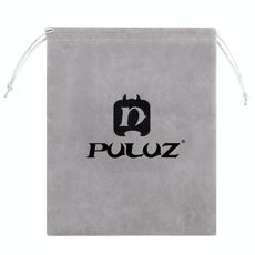 PULUZ Borsa portaoggetti con cavo di fissaggio per GoPro Hero12 Black / Hero11 /10 /9 /8 /7 /6 /5, Insta360 Ace / Ace Pro, DJI Osmo Action 4 e altri accessori per action cam (grigio)