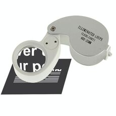 Lente d'ingrandimento / lente d'ingrandimento per gioielli illuminata a LED 40X-25MM