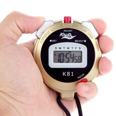 KISLO K81 Cronometro Cronografo professionale portatile LCD digitale con contatore sportivo con cinturino