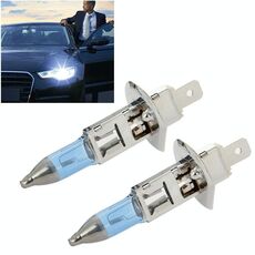 Lampada alogena per fari auto PEGASUS H1, luce bianca calda 1600 lumen, 12V / 100W 5000K