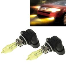 2 X 9005 Lampadine alogene HOD 12V 100W 2400 LM 3500K Fari a luce gialla