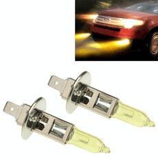 2 X H1 Lampadine alogene HOD 12V 100W 2400 LM 3500K Fari a luce gialla