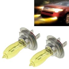 2 X H7 Lampadine alogene HOD 12V 100W 2400 LM 3500K Fari a luce gialla
