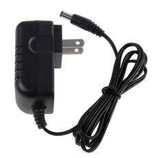 Caricatore CA / CC da 500 mAh con uscita 10 V per walkie-talkie, spina USA + spina da 2,5 mm (nero)