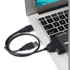 Doppio cavo adattatore per disco rigido da USB 2.0 a SATA per HDD / SSD SATA da 2,5 pollici