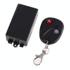 DC 12V 1CH RF interruttore remoto wireless Ricevitore codice di apprendimento + 2 pulsanti ricetrasmettitore del telecomando