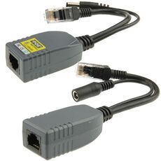 2 PCS 904, Kit cavo adattatore per iniettore splitter POE passivo Power Over Ethernet a 4 core per sistema di sicurezza telecamera IP