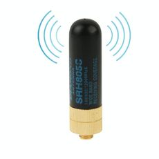 SRH805S Short SMA-F Perempuan VHF + UHF Dual Band Handheld Radio Antena, Lunghezza antenna: 4,5 cm