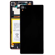Cover posteriore originale in vetro per Sony Xperia Z3 / D6653 (nera)