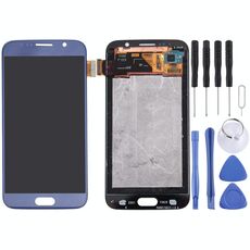 Display LCD originale + pannello touch per Galaxy S6 / G9200, G920F, G920FD, G920FQ, G920, G920A, G920T, G920S, G920K, G9208, G9209 (blu scuro)