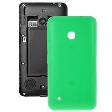 Cover posteriore batteria in plastica a tinta unita per Nokia Lumia 530 / Rock / M-1018 / RM-1020 (verde)