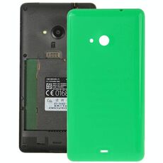 Cover posteriore in plastica con superficie liscia per Microsoft Lumia 535 (verde)