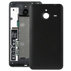 Cover posteriore in plastica con superficie smerigliata per Microsoft Lumia 640XL (nero)