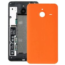 Cover posteriore in plastica con superficie smerigliata per Microsoft Lumia 640XL (arancione)