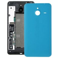 Cover posteriore in plastica con superficie smerigliata per Microsoft Lumia 640XL (blu)