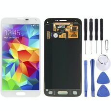 LCD + pannello touch originale per Galaxy S5 mini / G800, G800F, G800A, G800HQ, G800H, G800M, G800R4, G800Y (bianco)