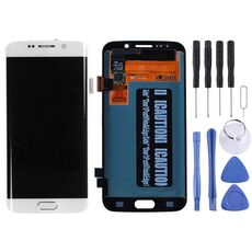 Display LCD originale + Touch Panel per Galaxy S6 Edge / G925, G925F, G925FQ, G925I, G925A, G925T, G925S, G925K, G925L, G9250 (bianco)