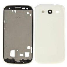 Per Galaxy SIII LTE / i9305 Cover frontale per alloggiamento completo (bianco)