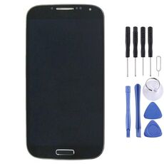 Display LCD originale + pannello touch con cornice per Galaxy S4 / i9505 (nero)