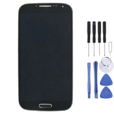 Display LCD originale + pannello touch con cornice per Galaxy S4 CDMA / i545 (nero)
