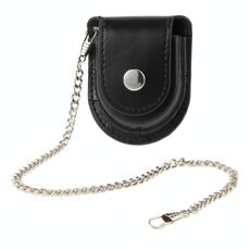 Retro custodia per orologio da tasca / custodia in pelle / borsa da cintura con catena
