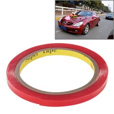Nastro biadesivo trasparente universale, larghezza: 0,8 cm, lunghezza: 2 m