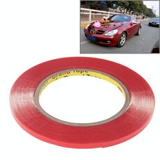 Nastro biadesivo trasparente universale, larghezza: 0,6 cm, lunghezza: 10 m
