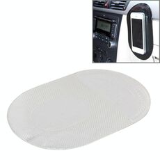 Tappetino adesivo antiscivolo per auto per cellulare / MP3 / MP4, dimensioni: 18,2 x 12 x 0,2 cm (trasparente)