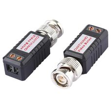 Balun video ricetrasmettitore passivo coassiale CVI / TVI / AHD 1CH versione avanzata 2 PCS HD 202E
